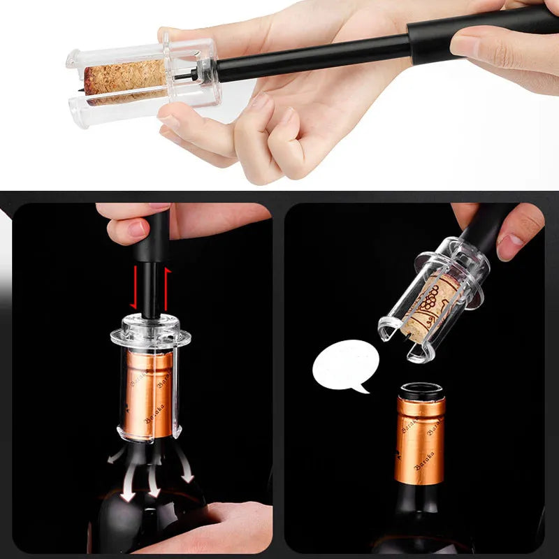 Stainless Steel Pin-Type Wine Bottle Opener