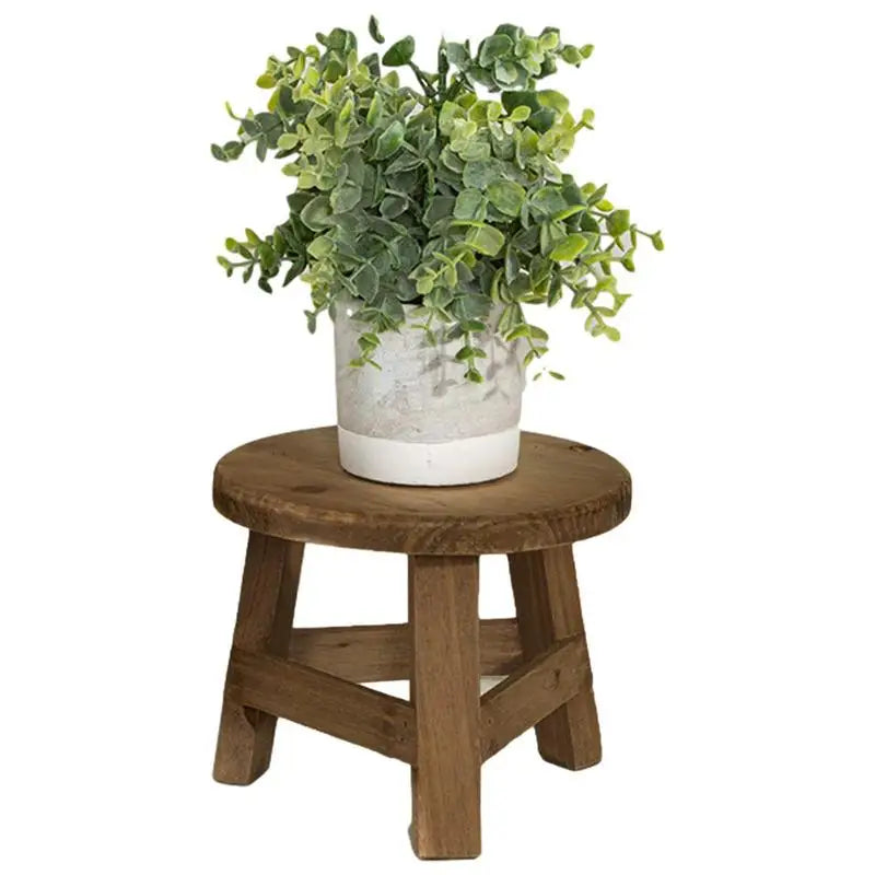 NaturEase™ Wooden Plant Stand with Planter Pot Trays