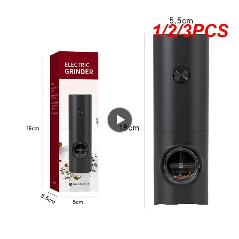 PowerGrind™ Rechargeable Stainless Steel Electric Salt and Pepper Grinder Set