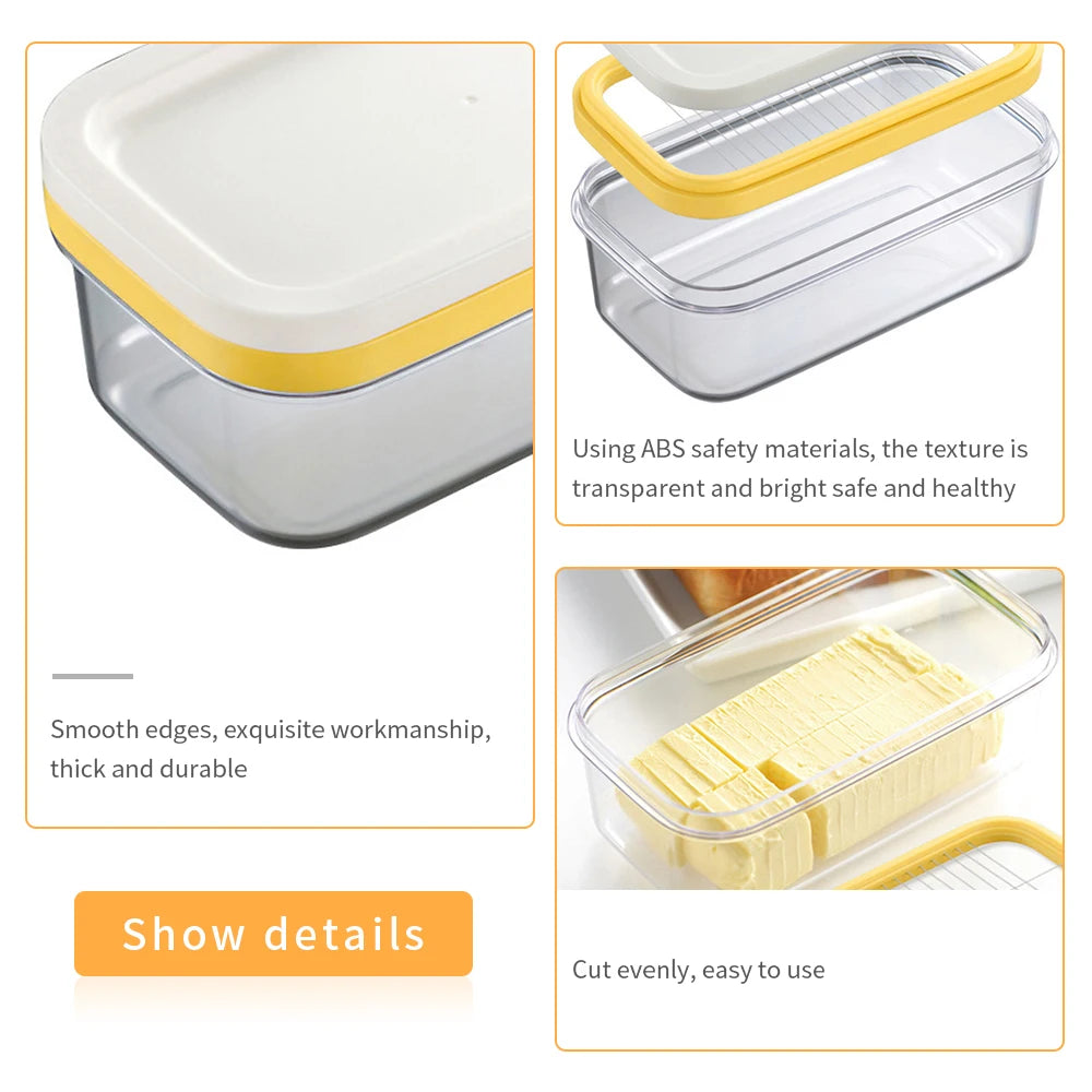 5-in-1 Refrigerator Butter Dish Box Set
