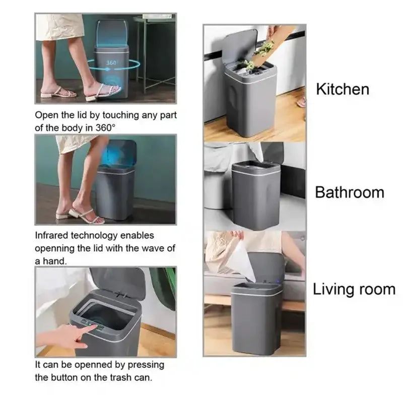 16L Smart Sensor Trash Can