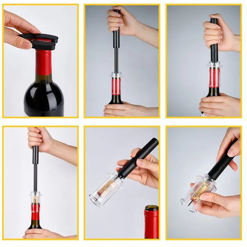 Stainless Steel Pin-Type Wine Bottle Opener