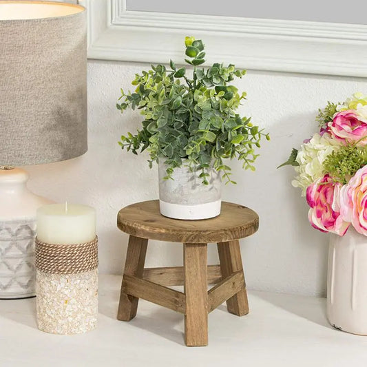 NaturEase™ Wooden Plant Stand with Planter Pot Trays