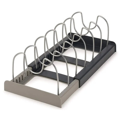 SpaceSaver™ Expandable Stainless Steel Cookware Organizer