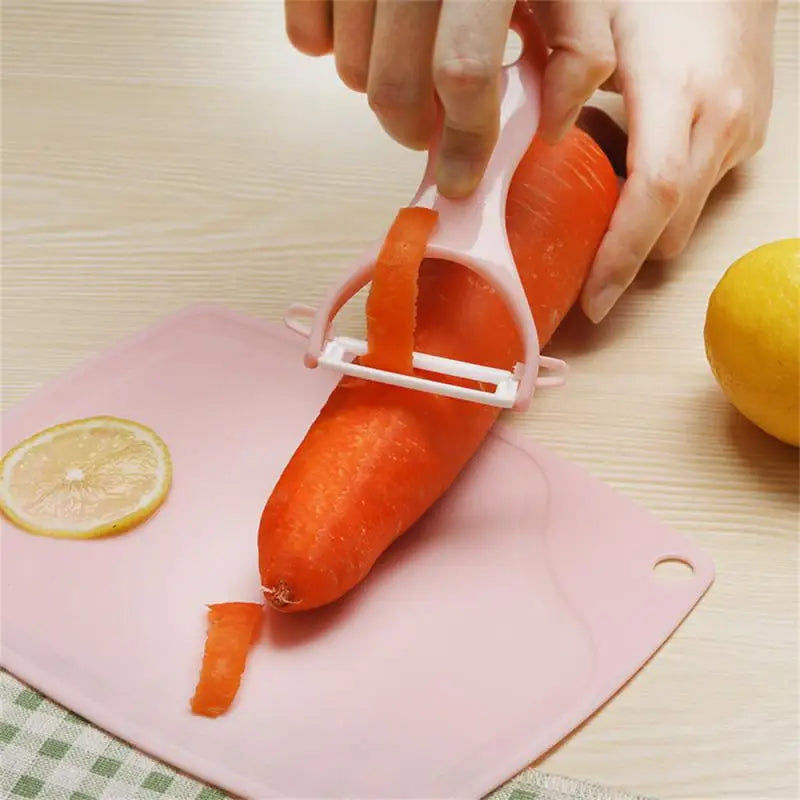 3-Piece Ceramic Cutter and Peeler Knife Set
