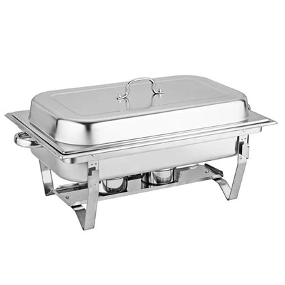 3 Pan Food Warmer Stainless Steel Buffet Set Food Pan