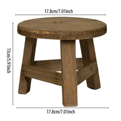 NaturEase™ Wooden Plant Stand with Planter Pot Trays