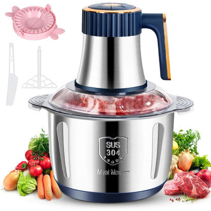 Electric Meat Grinders 5L Food Crusher 6S Stainless Steel