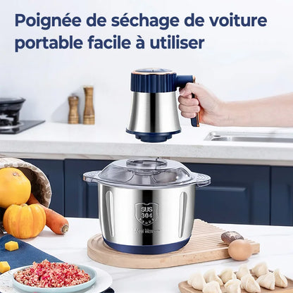 Electric Meat Grinders 5L Food Crusher 6S Stainless Steel