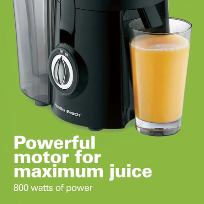 Juice Extractor 800W Stainless Steel with Strainer Cleaning Brush Kitchen