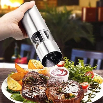 ProGrind™ Stainless Steel Electric Seasoning Grinder