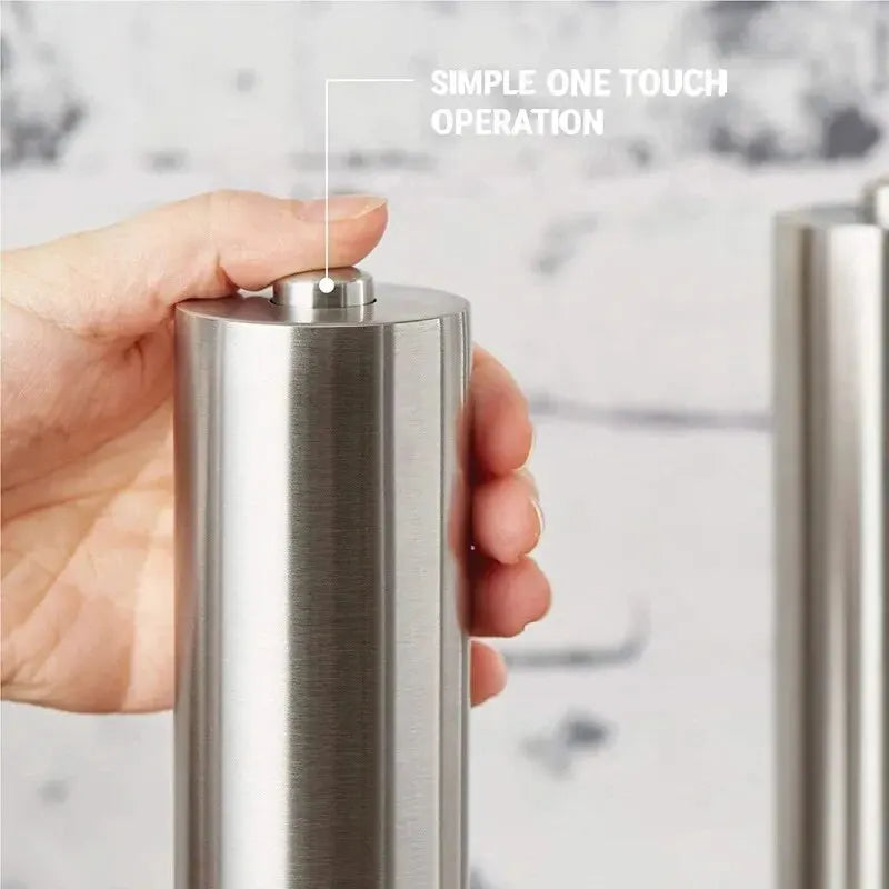 ProGrind™ Stainless Steel Electric Seasoning Grinder