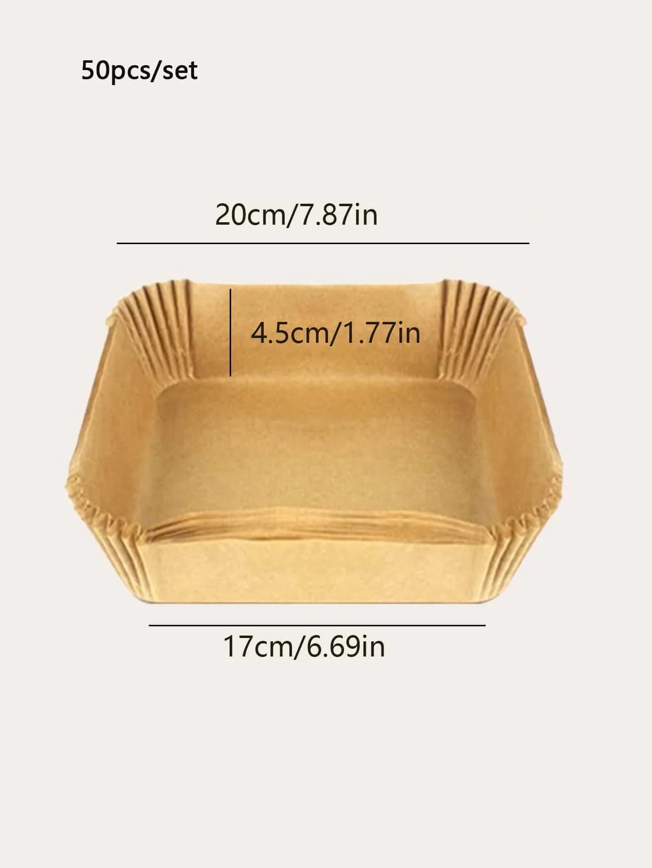 Air Fryer Disposable Parchment Papers - Set of 50