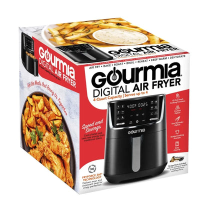 4-Quart Digital Air Fryer with 12 One-Touch Presets